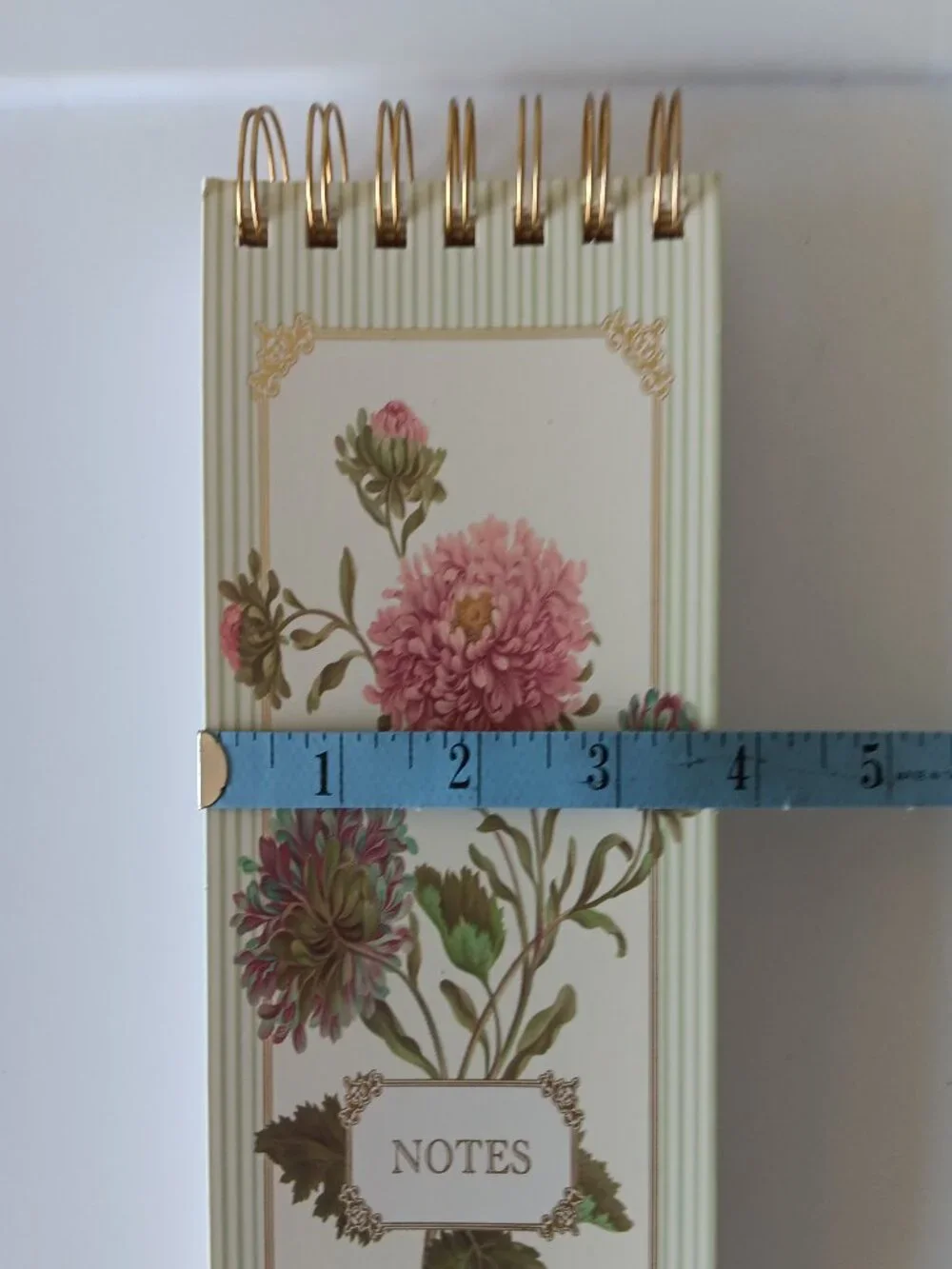 Punch Studio Spiral Bound Notebook 125 Sheets Floral Lined Pages